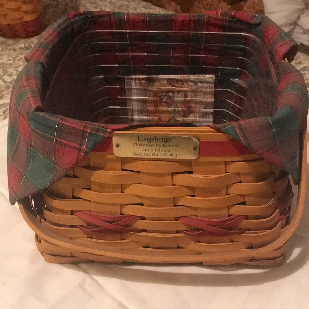 Christmas Longaberger basket